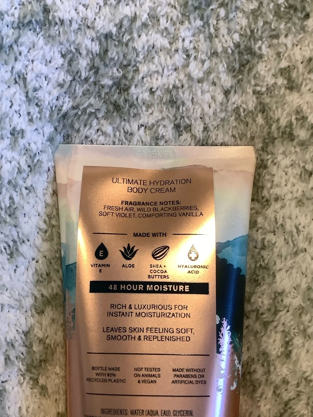 Bath & Body Works Open Sky Scented Ultimate Hydration Body Cream NWT 8oz.